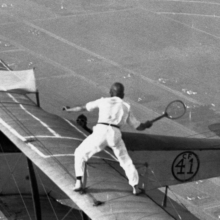 Tennis Players In Flight Gladys Roy And Ivan Unger Coffee Mug Gallery Image 2