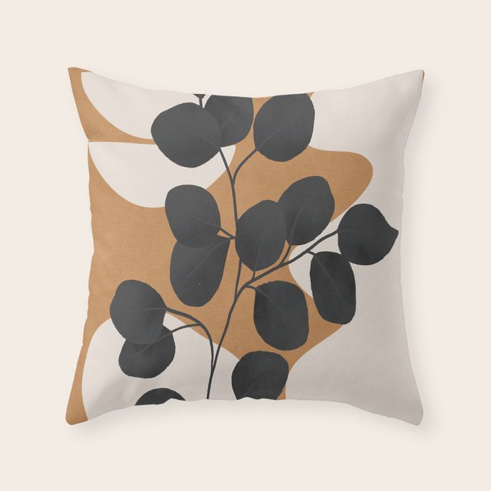 Minimalist Abstract Art Branch 5 Throw Pillow Gallery Image 6