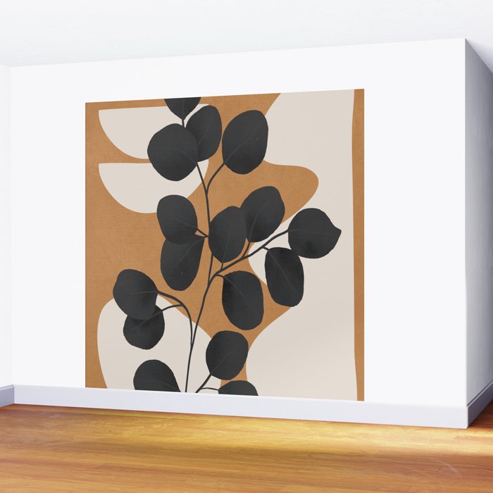 Minimalist Abstract Art Branch 5 Wall Mural Gallery Image 2