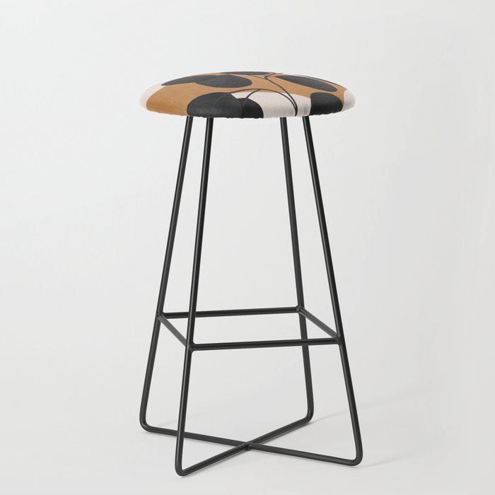 Minimalist Abstract Art Branch 5 Stool Gallery Image 1