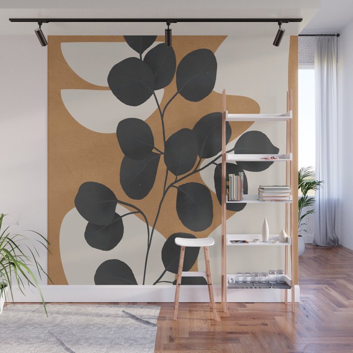 Minimalist Abstract Art Branch 5 Wall Mural Gallery Image 1