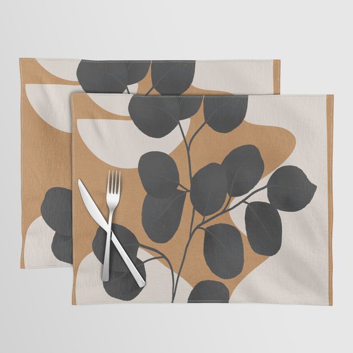 Minimalist Abstract Art Branch 5 Placemat Gallery Image 1