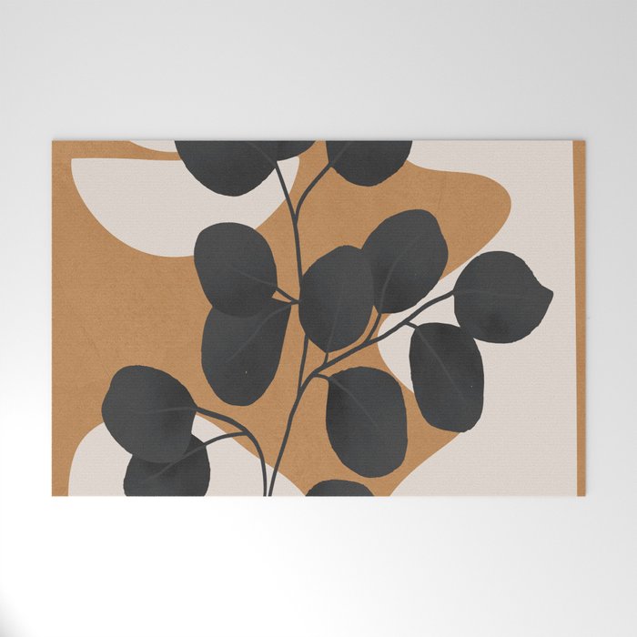 Minimalist Abstract Art Branch 5 Welcome Mat Gallery Image 1