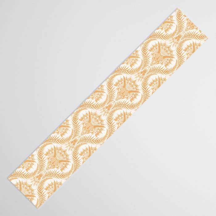 Triceratops Damask - Golden Table Runner Gallery Image 3