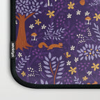 Foxes Playing in a Purple Forest Laptop Sleeve Gallery Image 3