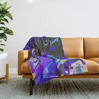 SAVE YOURSELF Throw Blanket Gallery Image 1