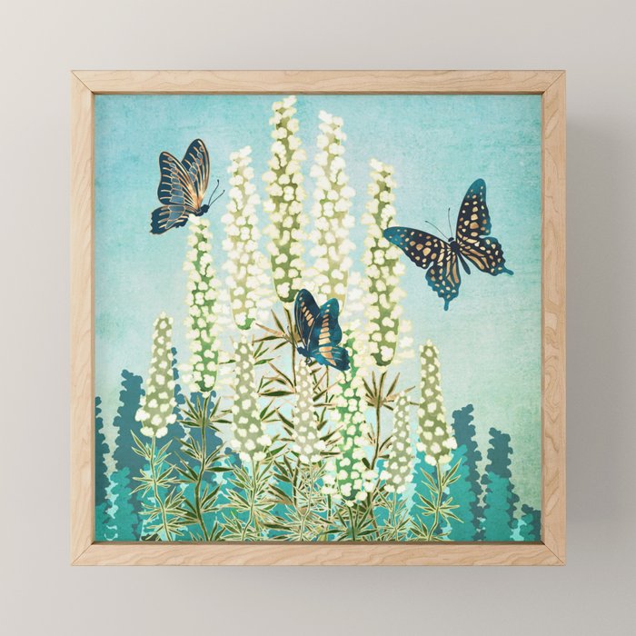 Butterfly Garden Mini Art Print Gallery Image 1
