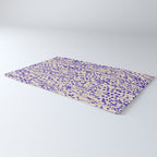 Strata - Organic Ink Blot Abstract in Cobalt Blue and Beige Rug Gallery Image 3