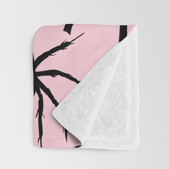 Spider and Bows on Pink Throw Blanket Gallery Image 3