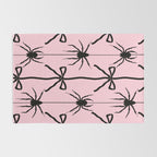 Spider and Bows on Pink Rug Gallery Image 2