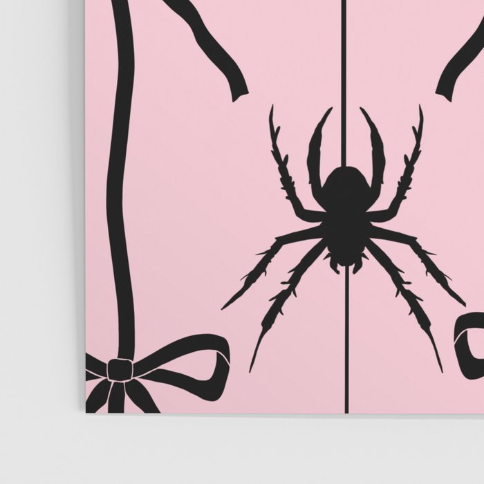 Spider and Bows on Pink Poster Gallery Image 3