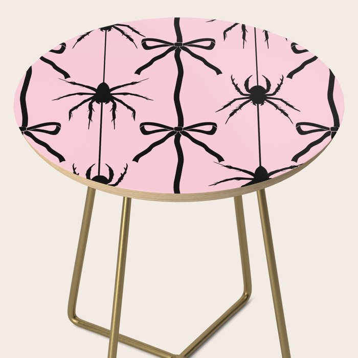 Spider and Bows on Pink Side Table Gallery Image 2