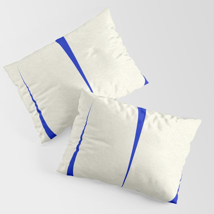 simple abstract shape-blue01 Pillow Sham Gallery Image 1