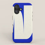 simple abstract shape-blue01 iPhone Case Gallery Image 1