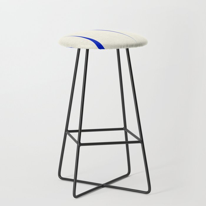 simple abstract shape-blue01 Stool Gallery Image 1