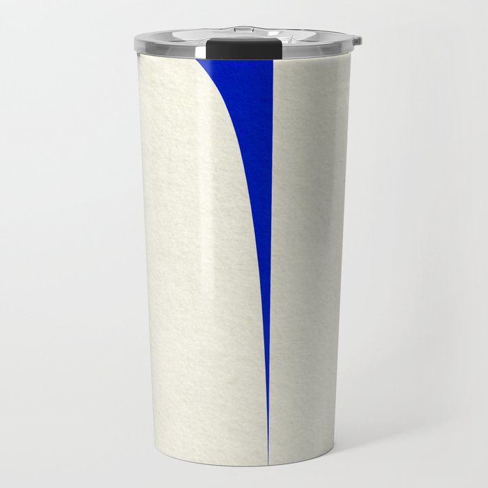 simple abstract shape-blue01 Travel Mug Gallery Image 1