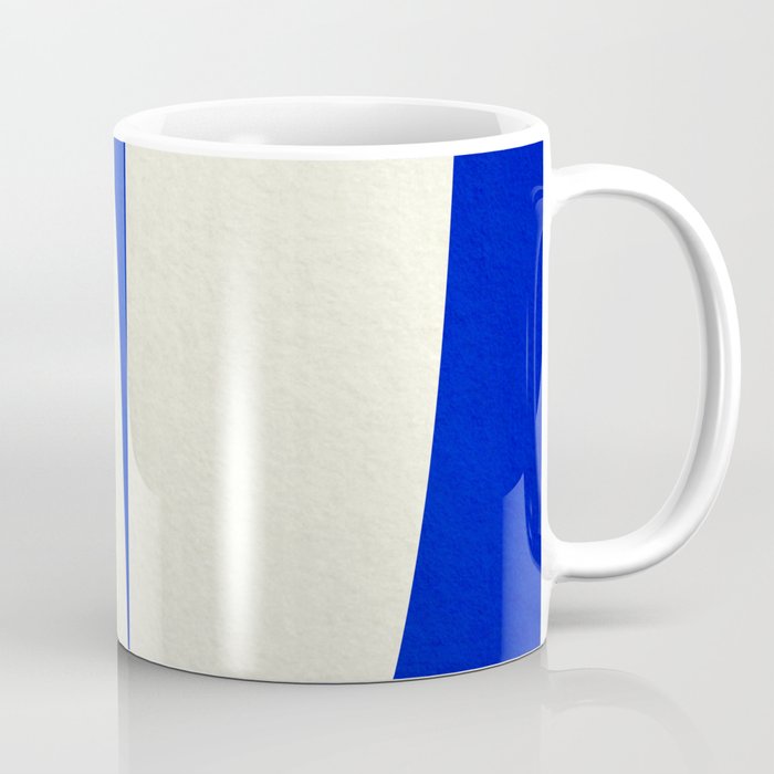 simple abstract shape-blue01 Coffee Mug Gallery Image 1