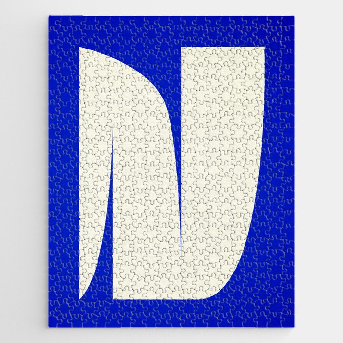 simple abstract shape-blue01 Jigsaw Puzzle Gallery Image 1
