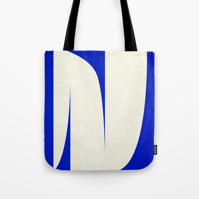 simple abstract shape-blue01 Tote Bag Gallery Image 1