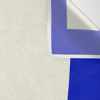 simple abstract shape-blue01 Wall Tapestry Gallery Image 3
