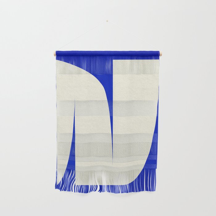 simple abstract shape-blue01 Wall Hanging Gallery Image 1
