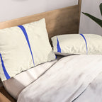 simple abstract shape-blue01 Pillow Sham Gallery Image 2