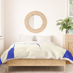 simple abstract shape-blue01 Duvet Cover Gallery Image 3