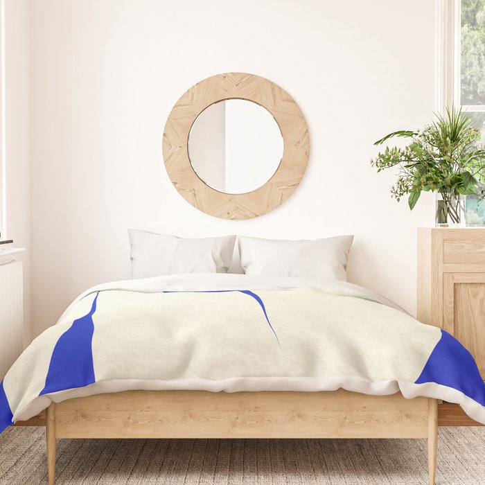 simple abstract shape-blue01 Duvet Cover Gallery Image 3