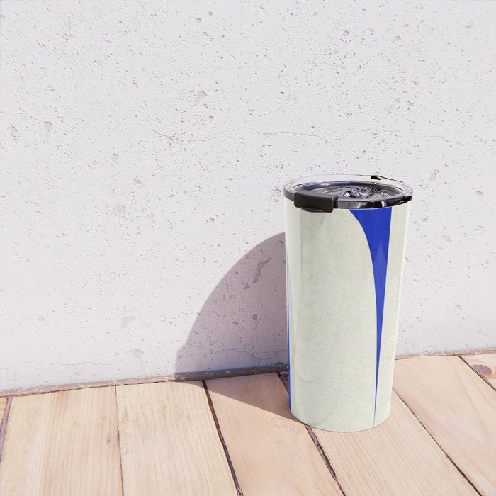 simple abstract shape-blue01 Travel Mug Gallery Image 4