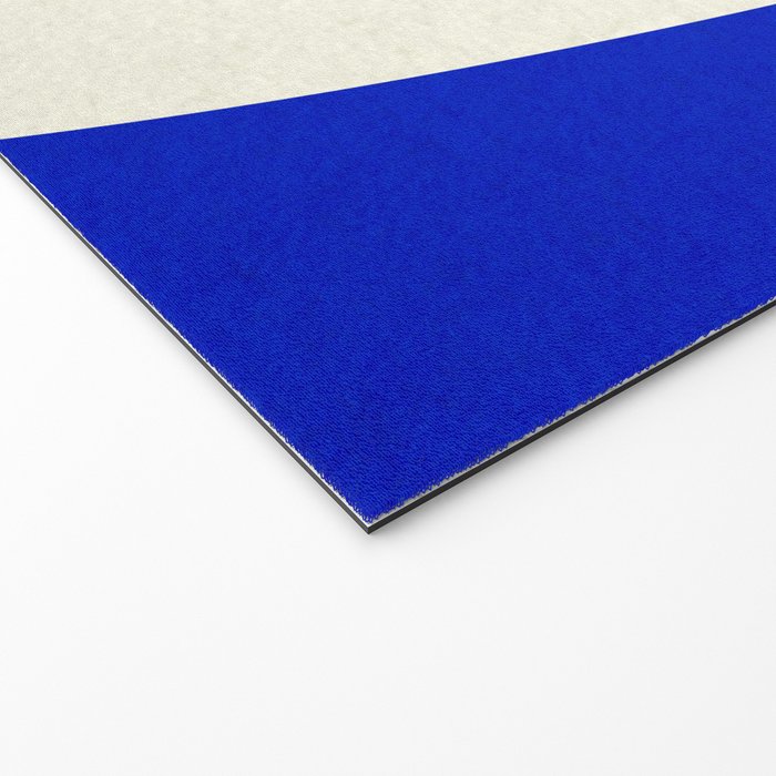 simple abstract shape-blue01 Welcome Mat Gallery Image 2