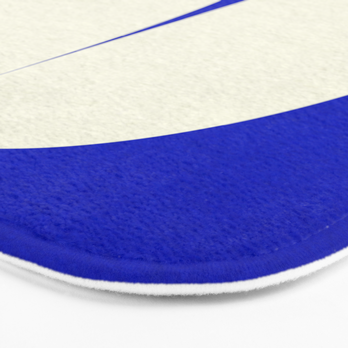 simple abstract shape-blue01 Bath Mat Gallery Image 3