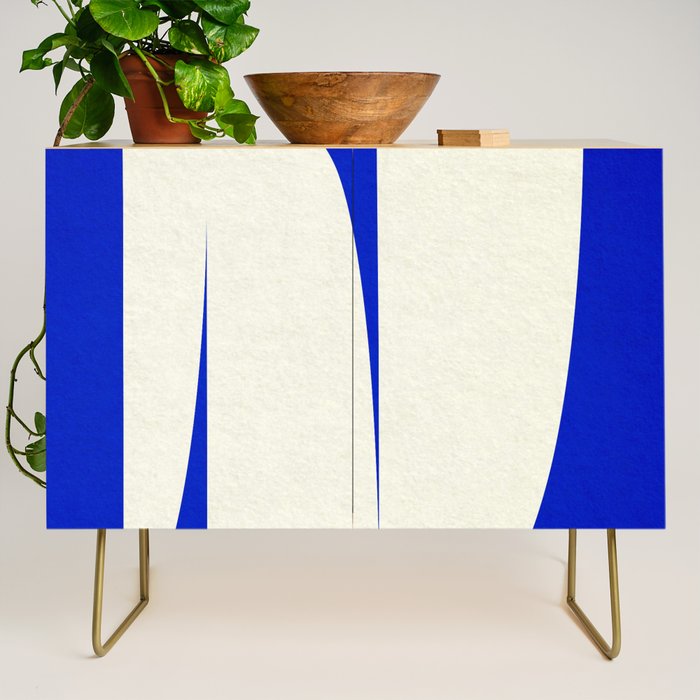 simple abstract shape-blue01 Credenza Gallery Image 1