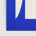 simple abstract shape-blue01 Poster Gallery Image 3