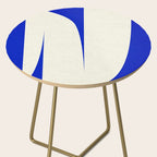 simple abstract shape-blue01 Side Table Gallery Image 2
