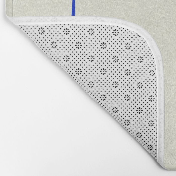 simple abstract shape-blue01 Bath Mat Gallery Image 2