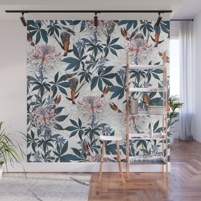 Hummingbirds - I Wall Mural Gallery Image 1