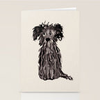 A scruffy little dog watercolor painting  Stationery Card Gallery Image 2