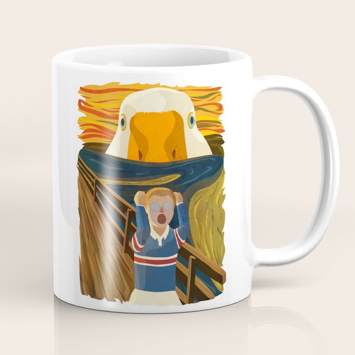 The Honk - The Scream Parody | Goose MEME Coffee Mug Gallery Image 1