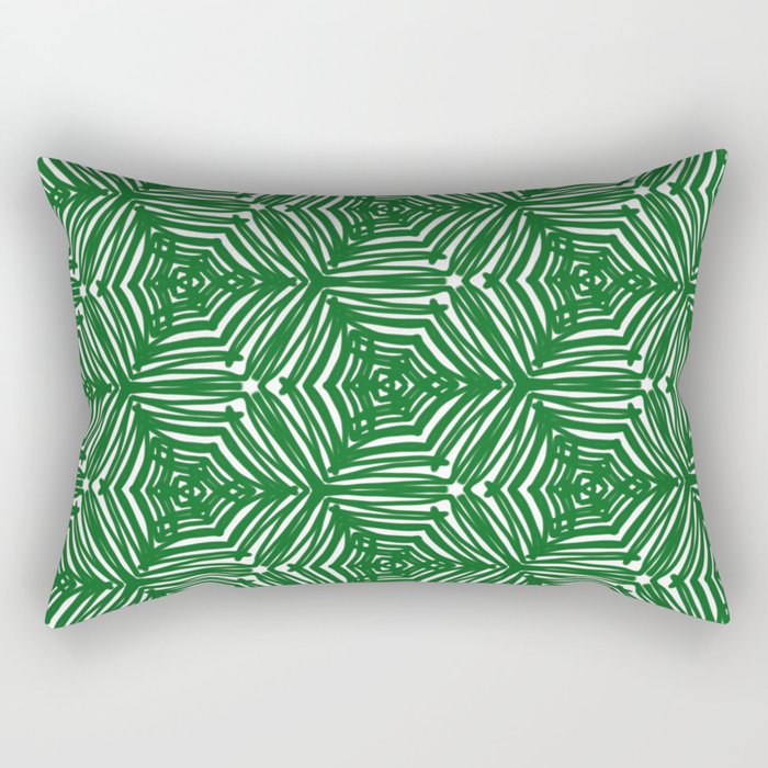 Love green 01 Rectangular Pillow Gallery Image 1