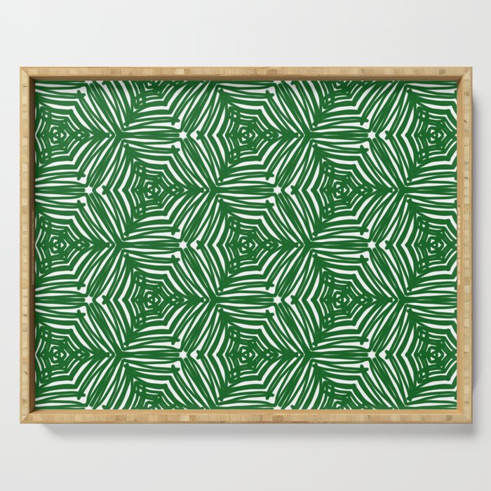 Love green 01 Serving Tray Gallery Image 1