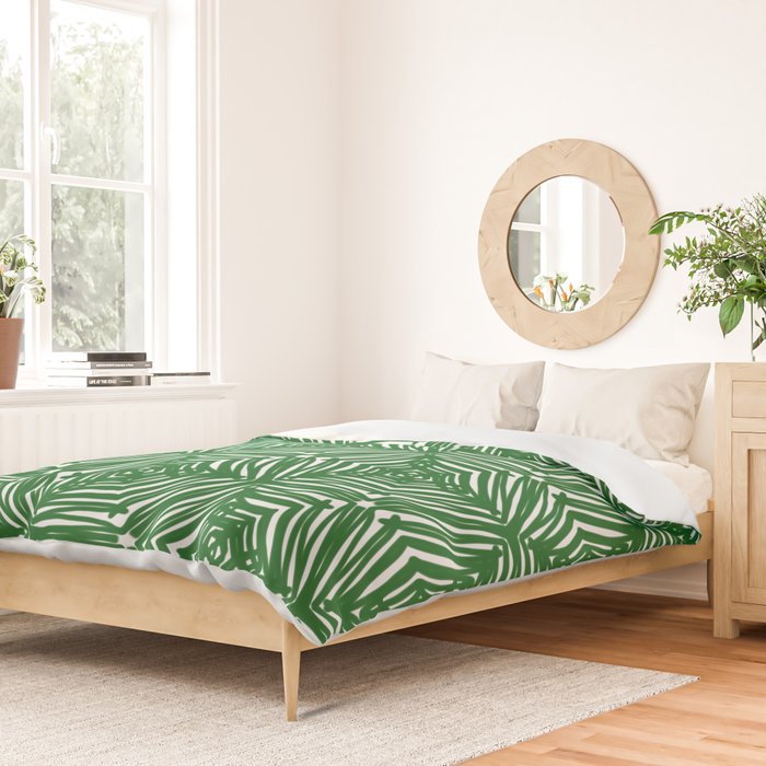 Love green 01 Duvet Cover Gallery Image 2