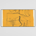 Minimalist Mountains 3 Desk Mat Gallery Image 3