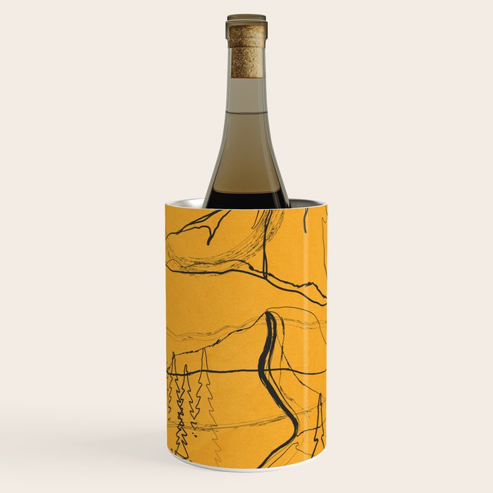 Minimalist Mountains 3 Wine Chiller Gallery Image 1