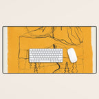 Minimalist Mountains 3 Desk Mat Gallery Image 1