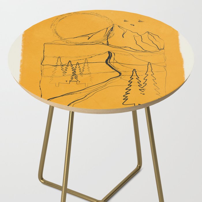 Minimalist Mountains 3 Side Table Gallery Image 2
