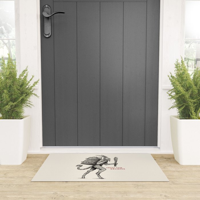 Gruss vom Krampus Welcome Mat Gallery Image 3
