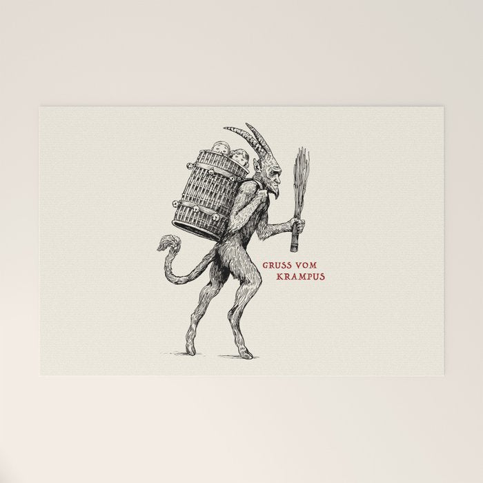 Gruss vom Krampus Welcome Mat Gallery Image 1
