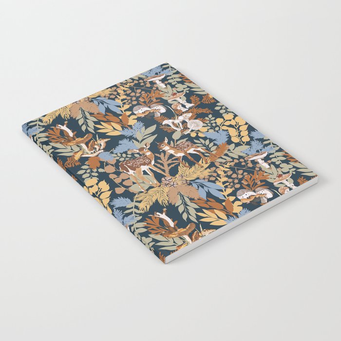 Colorful Dark Forest Animals B Notebook Gallery Image 1
