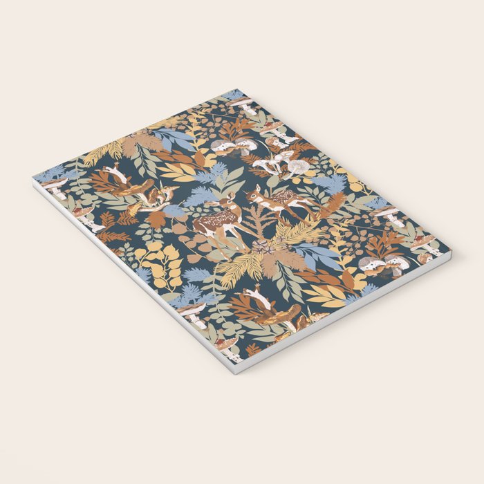 Colorful Dark Forest Animals B Notebook Gallery Image 3