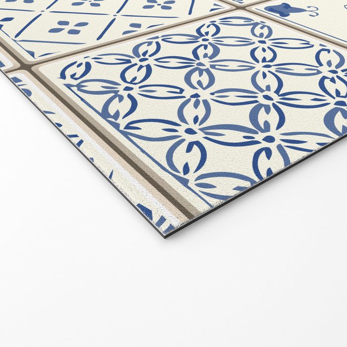 Blue Ceramic Tiles Welcome Mat Gallery Image 2